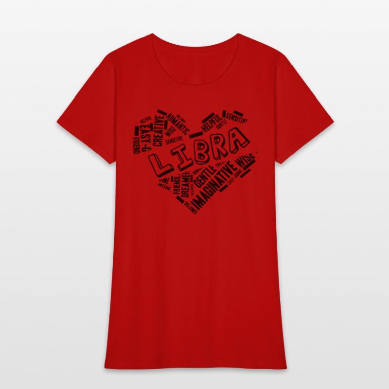 Libra Heart Word Cloud Doodle Astrology Zodiac Sta