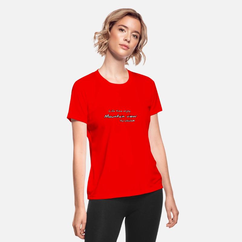 Life time enjoy Mountain view Yardside font