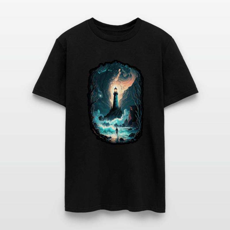 Lighthouse Sea Surreal Water Trend Mystical