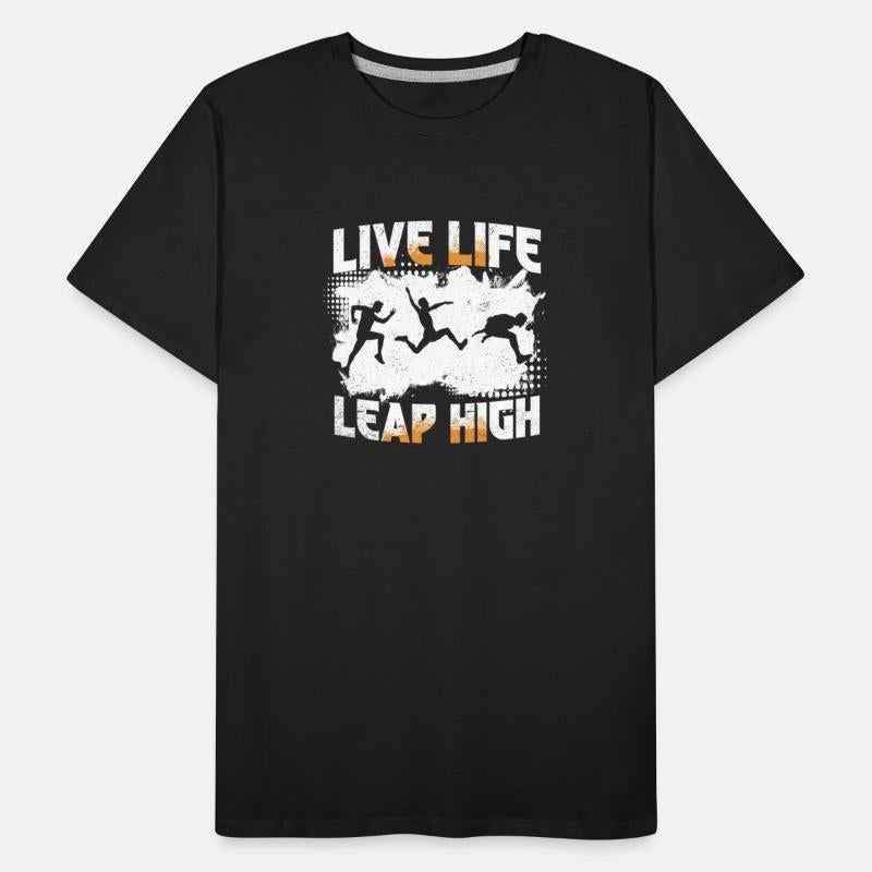 Long Jump Long Jumping Live Life Leap High