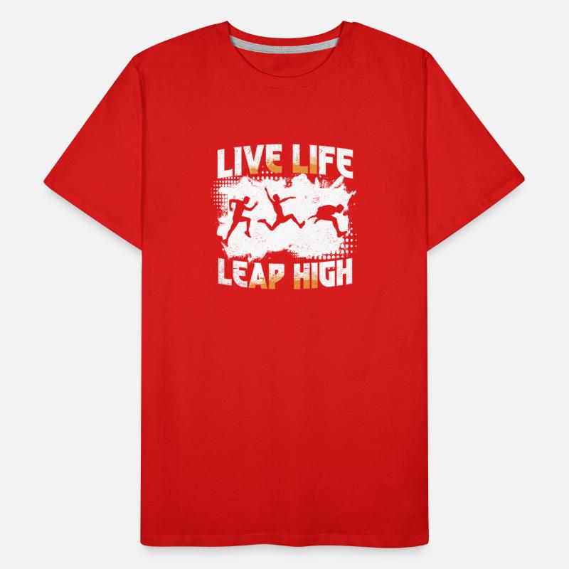 Long Jump Long Jumping Live Life Leap High
