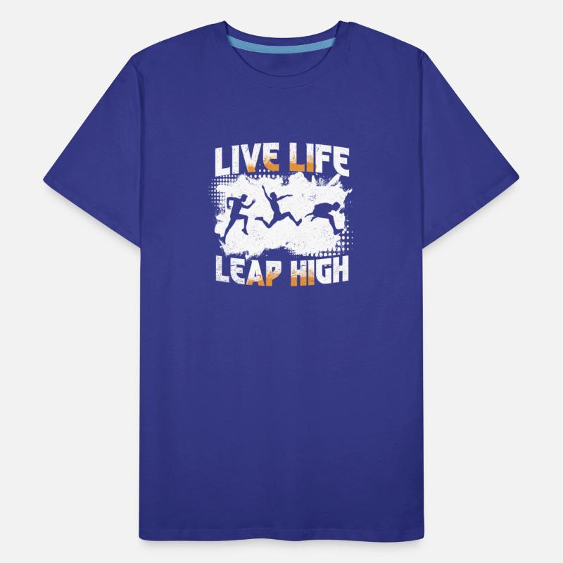 Long Jump Long Jumping Live Life Leap High