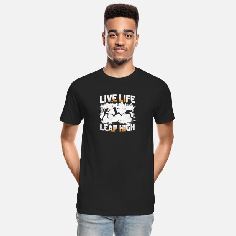 Long Jump Long Jumping Live Life Leap High