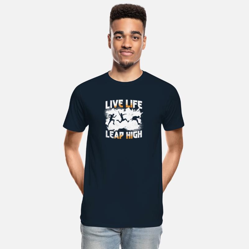 Long Jump Long Jumping Live Life Leap High