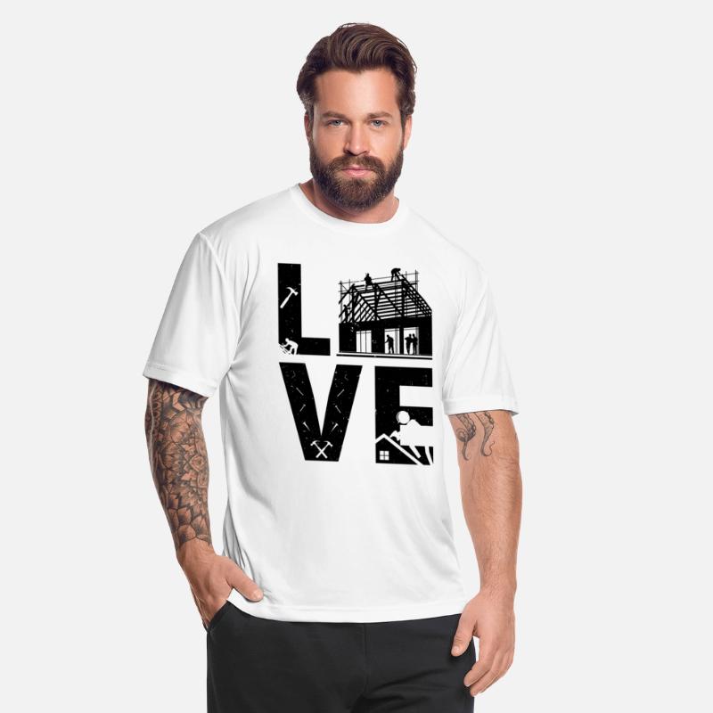 Love Roofing Roofer Worker Roof Worker Roofer