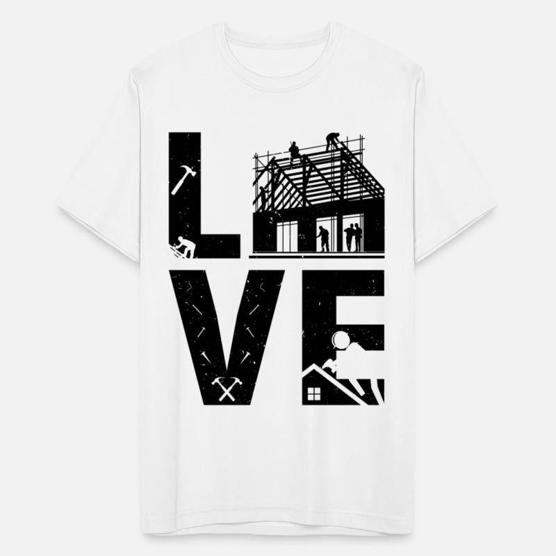 Love Roofing Roofer Worker Roof Worker Roofer