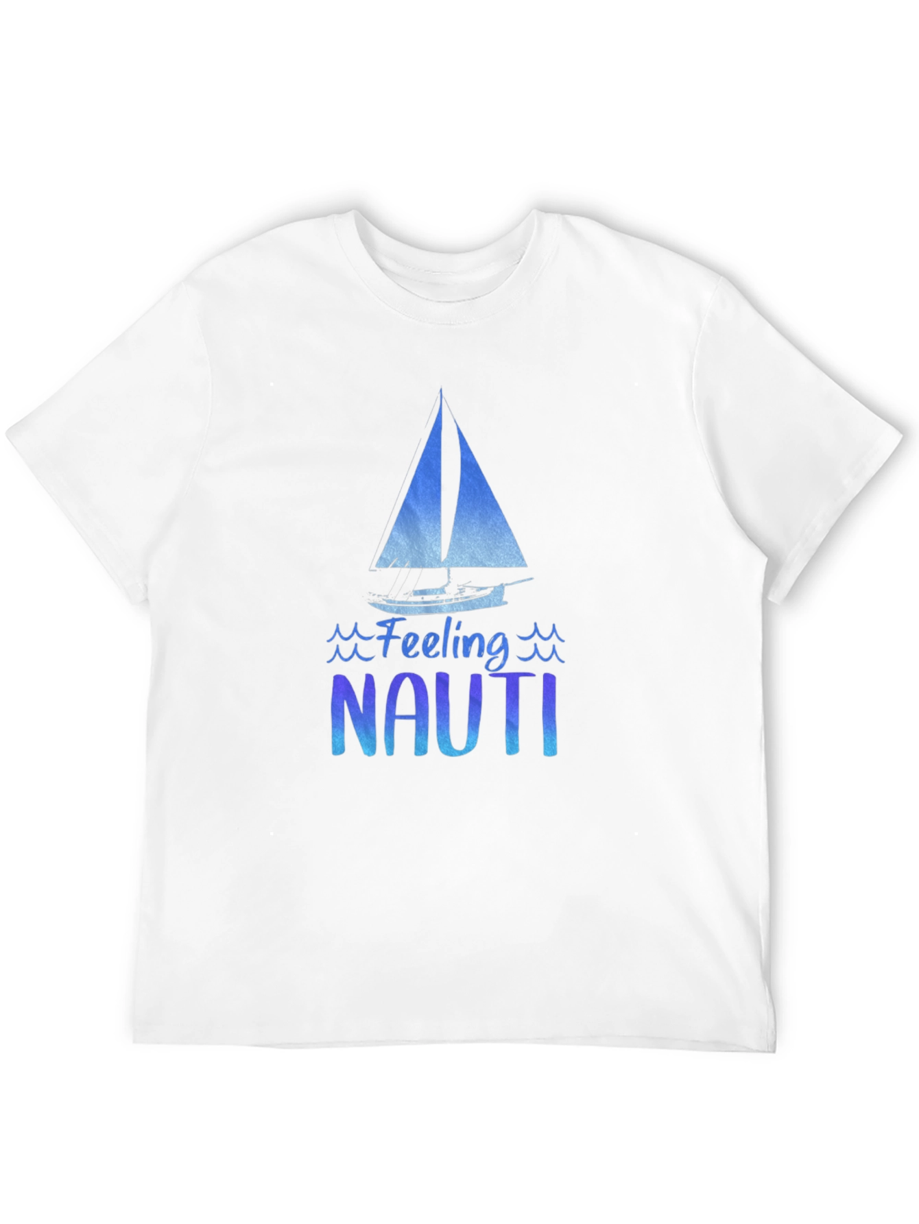 Feeling Nauti Mens Black Graphic T-Shirt