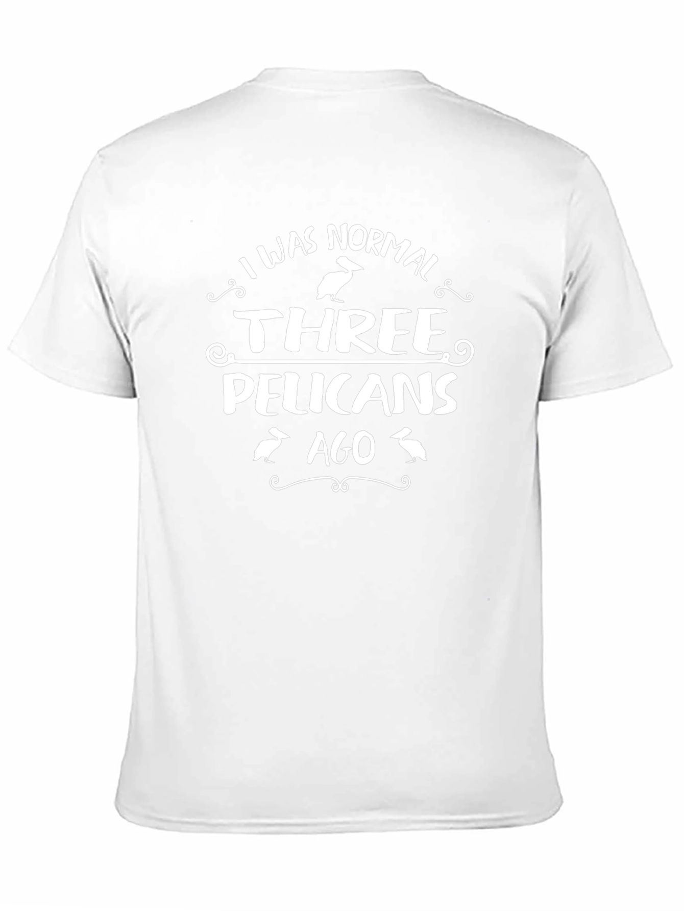 Three Pelicans Ago Graphic T-Shirt - Black