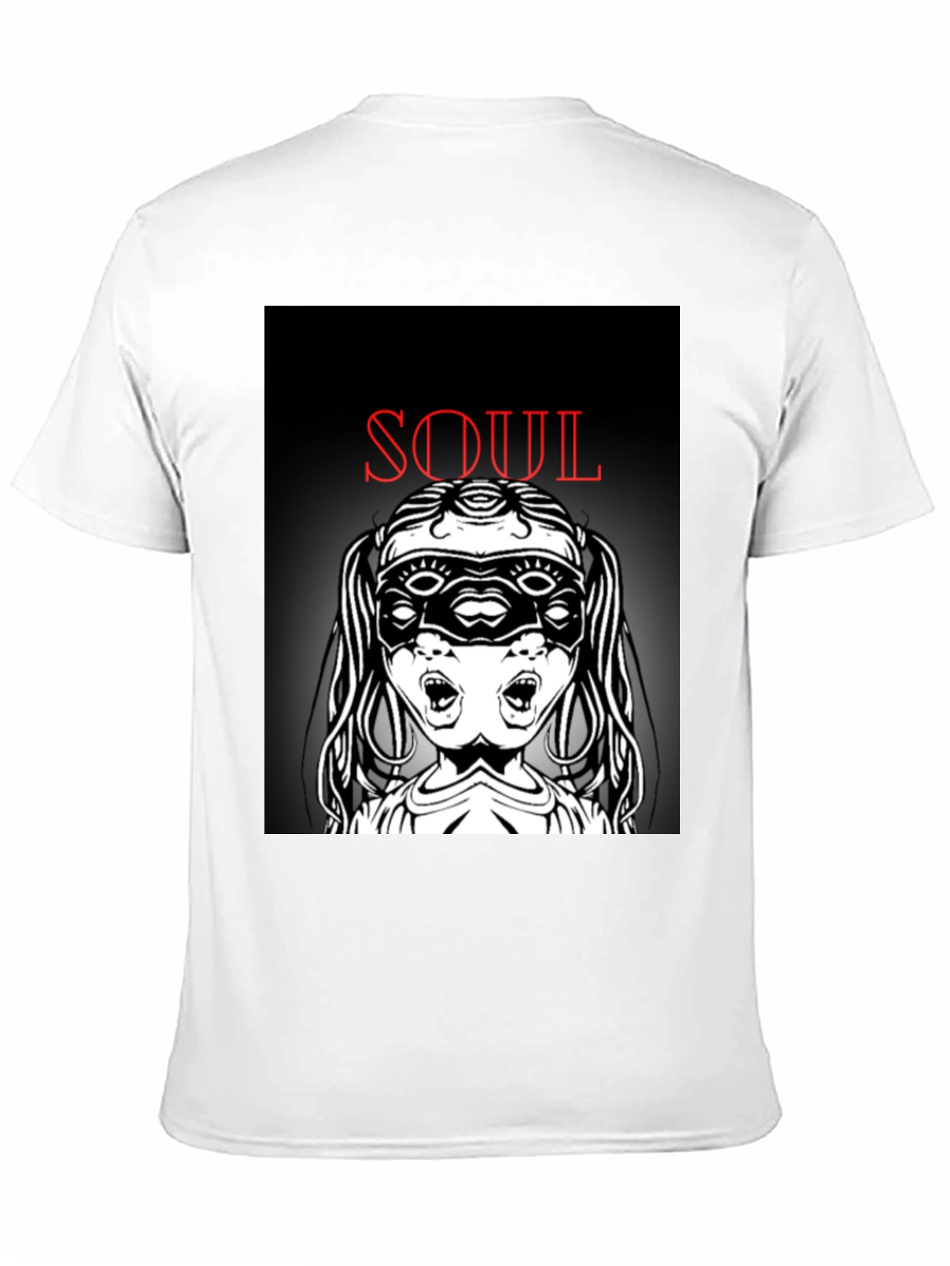 Soul Graphic T-Shirt - Black Unique Design
