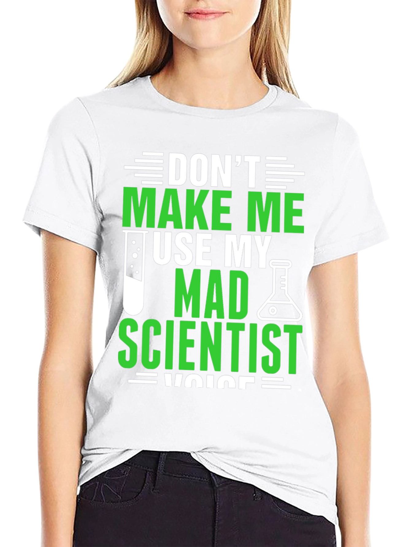 Mad Scientist Voice T-Shirt - Funny Science Tee