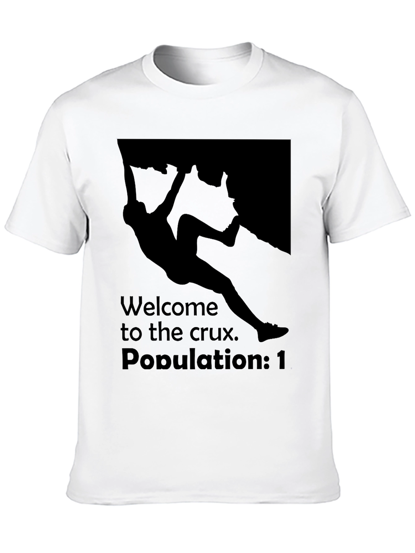 Rock Climbing T-Shirt - Welcome to the Crux