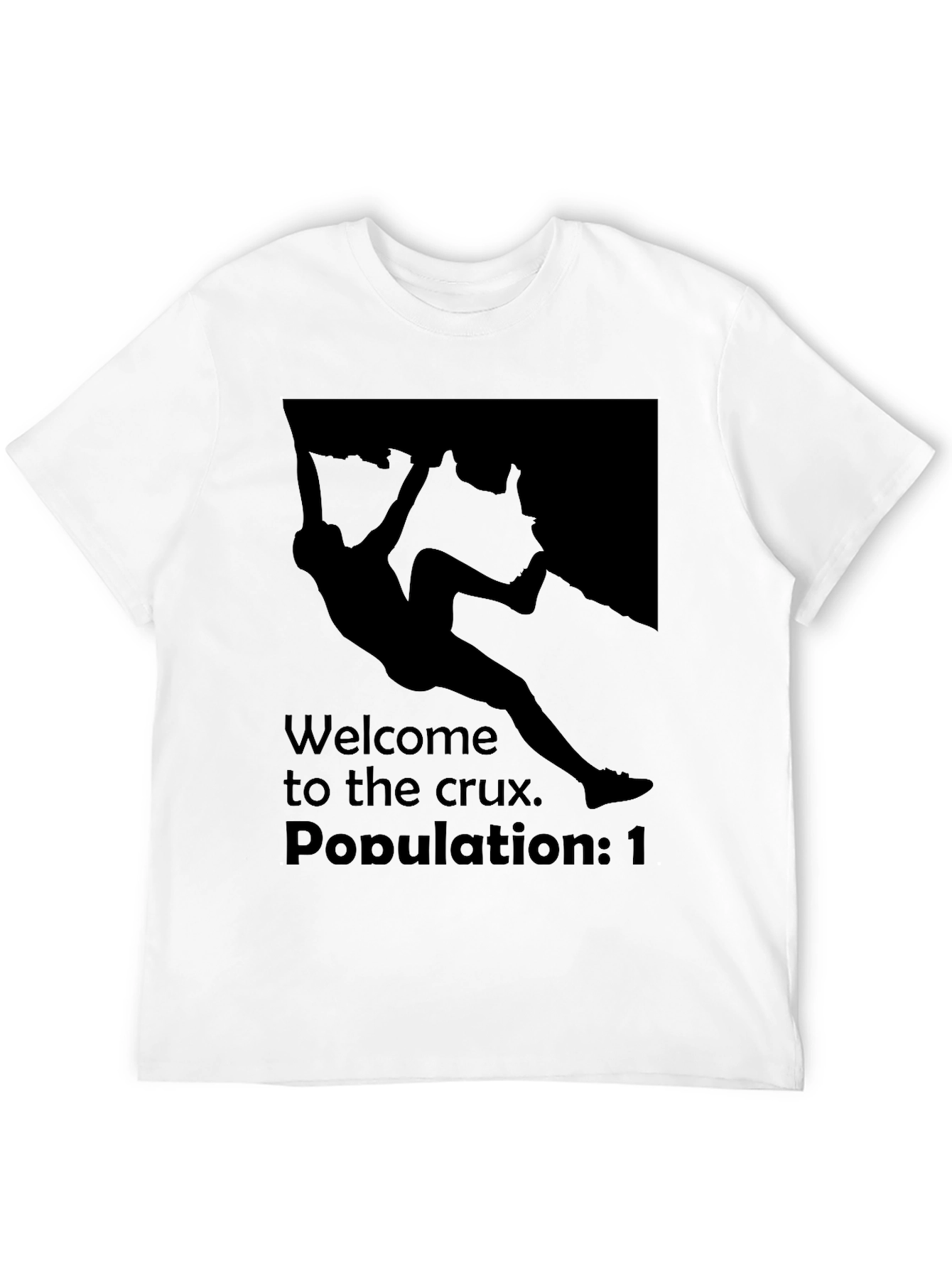 Rock Climbing T-Shirt - Welcome to the Crux