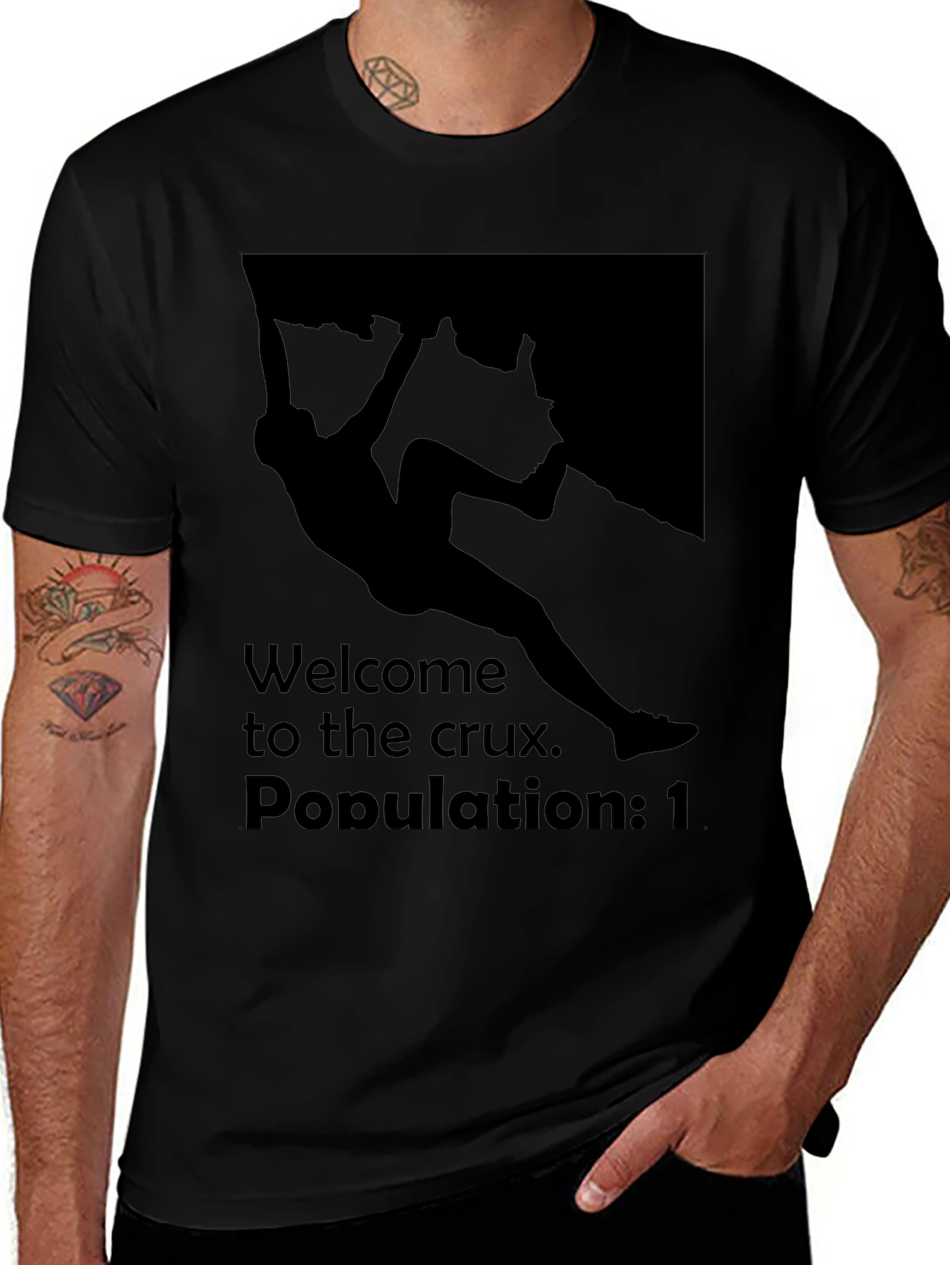 Rock Climbing T-Shirt - Welcome to the Crux