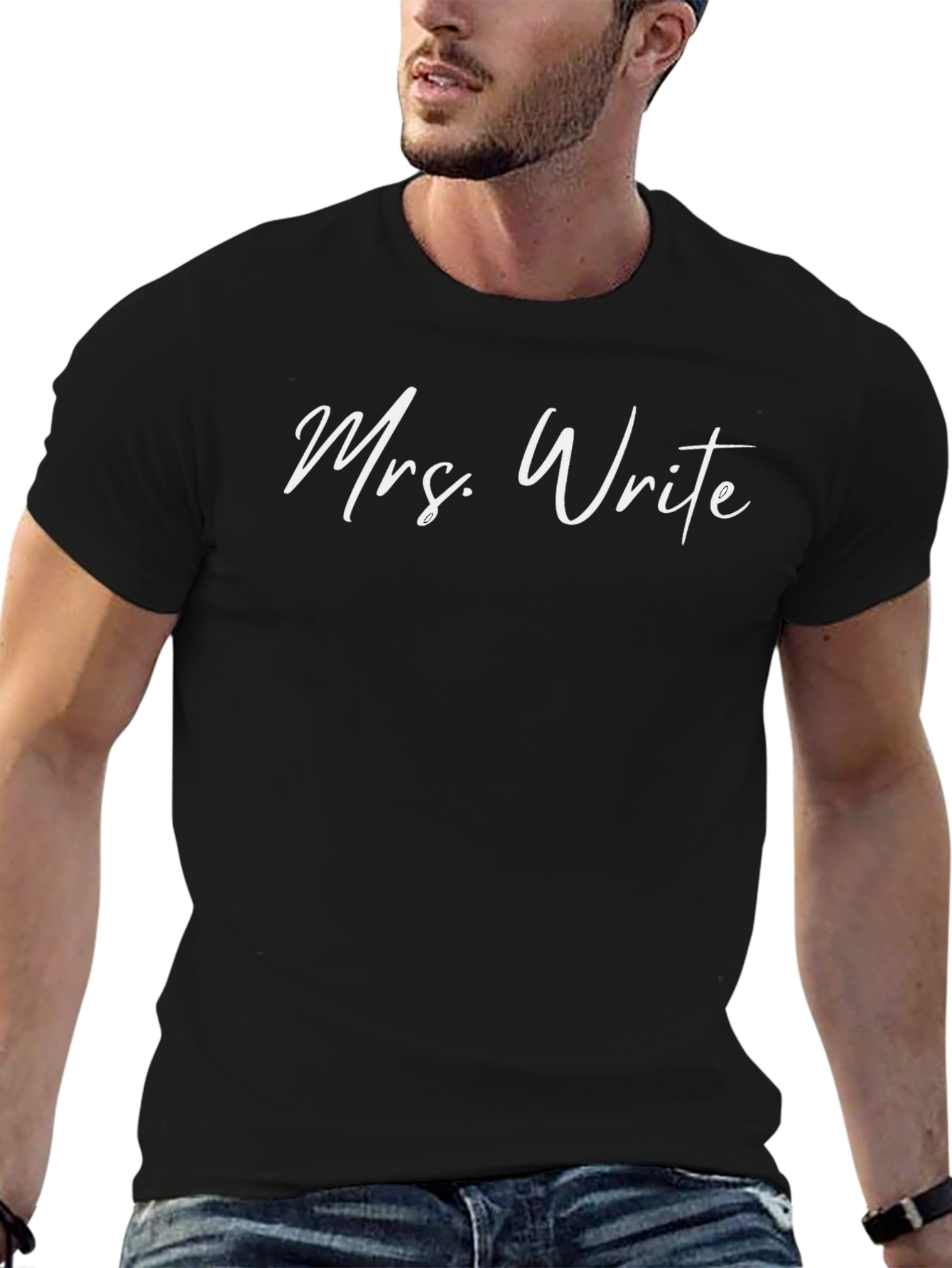 Mrs. Write Black T-Shirt