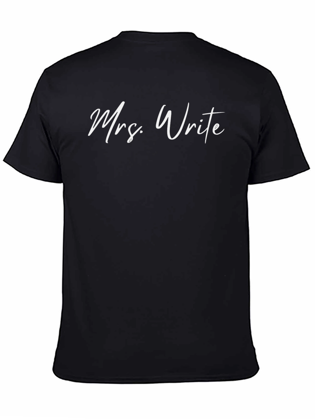 Mrs. Write Black T-Shirt