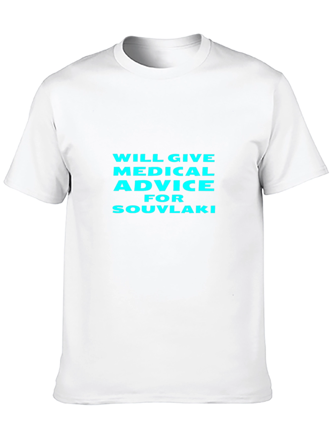 Medical Advice for Souvlaki Black T-Shirt