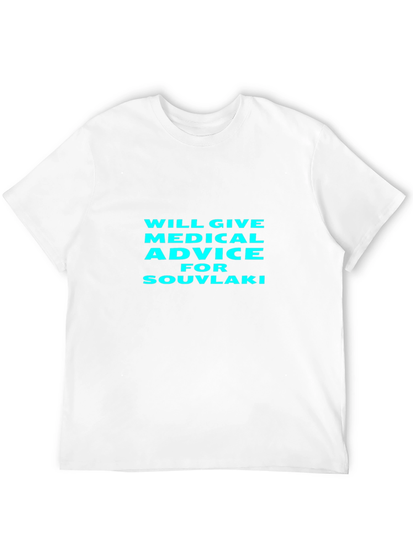 Medical Advice for Souvlaki Black T-Shirt
