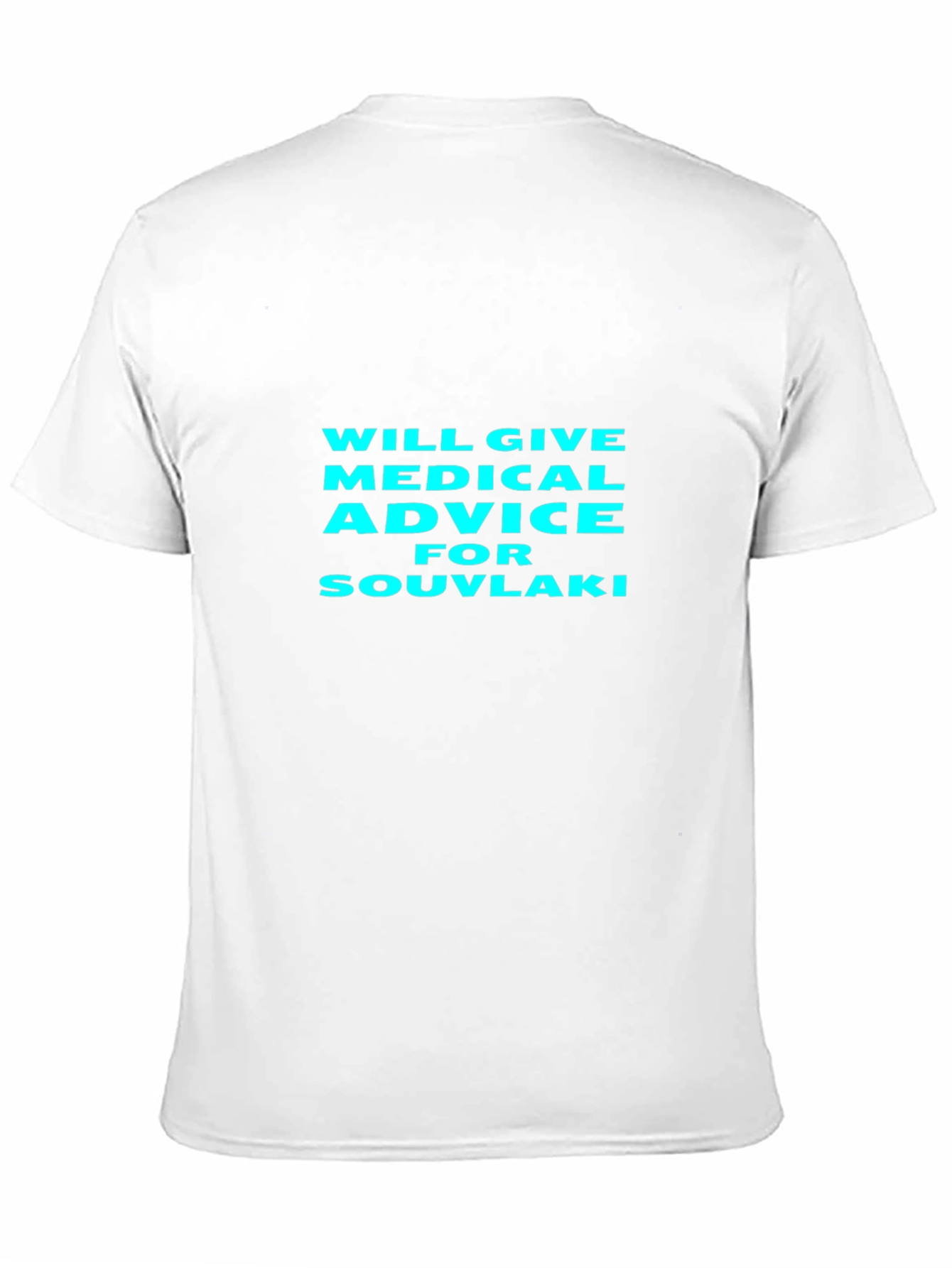 Medical Advice for Souvlaki Black T-Shirt
