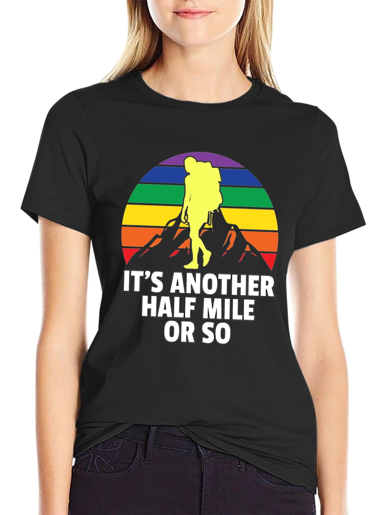 Hiking Pride Graphic T-Shirt