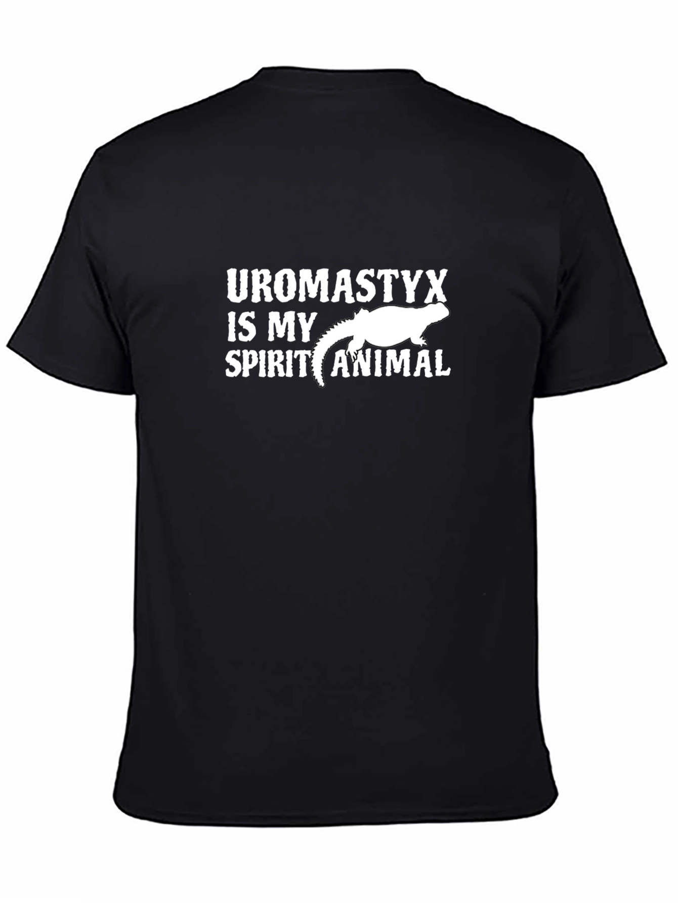 Uromastyx Spirit Animal Black T-Shirt