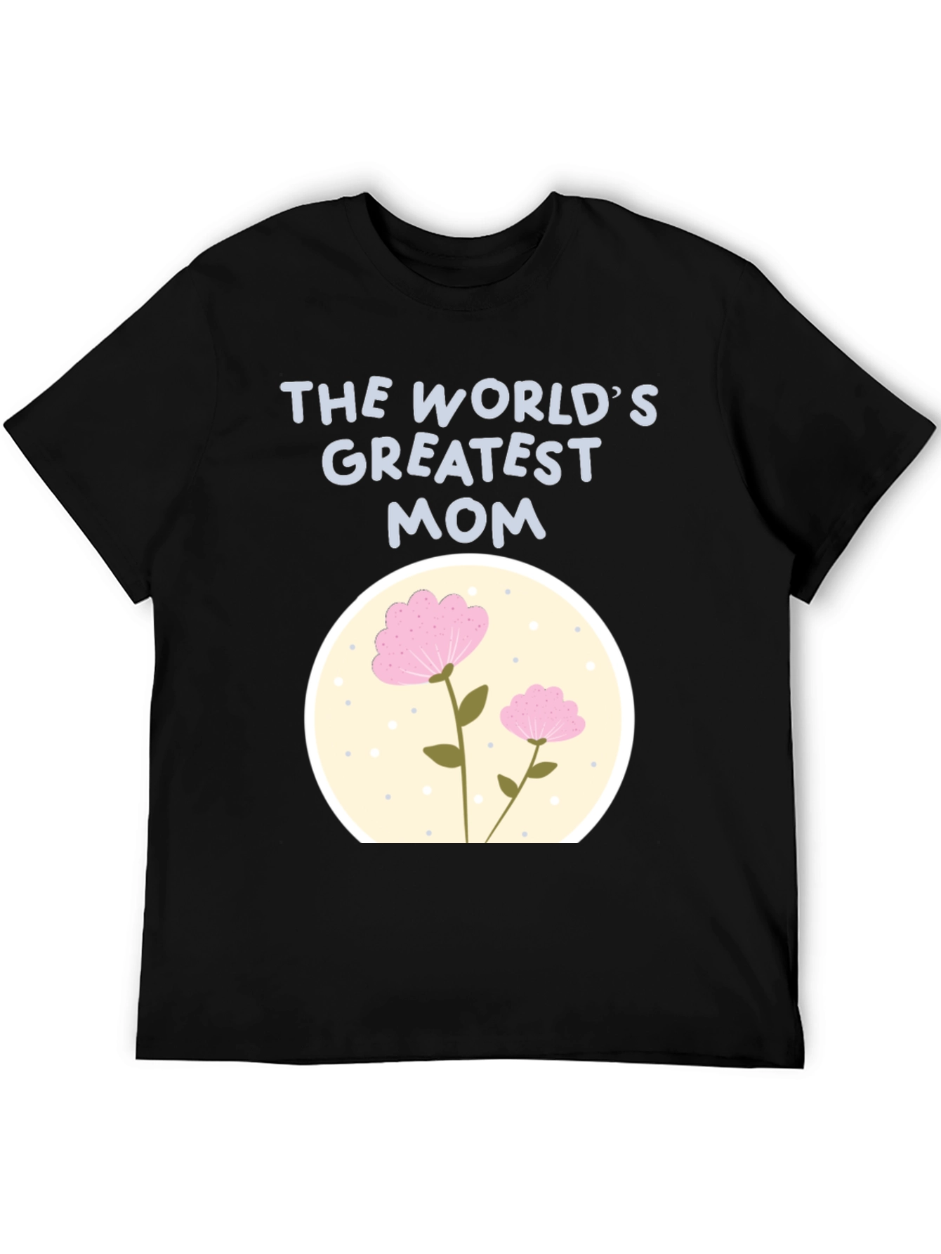 Worlds Greatest Mom Floral Graphic Tee