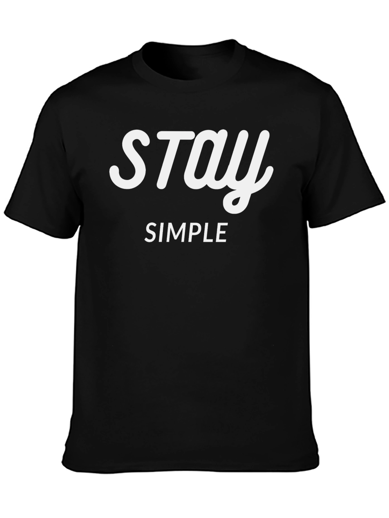 Stay Simple Graphic Tee - Casual Style