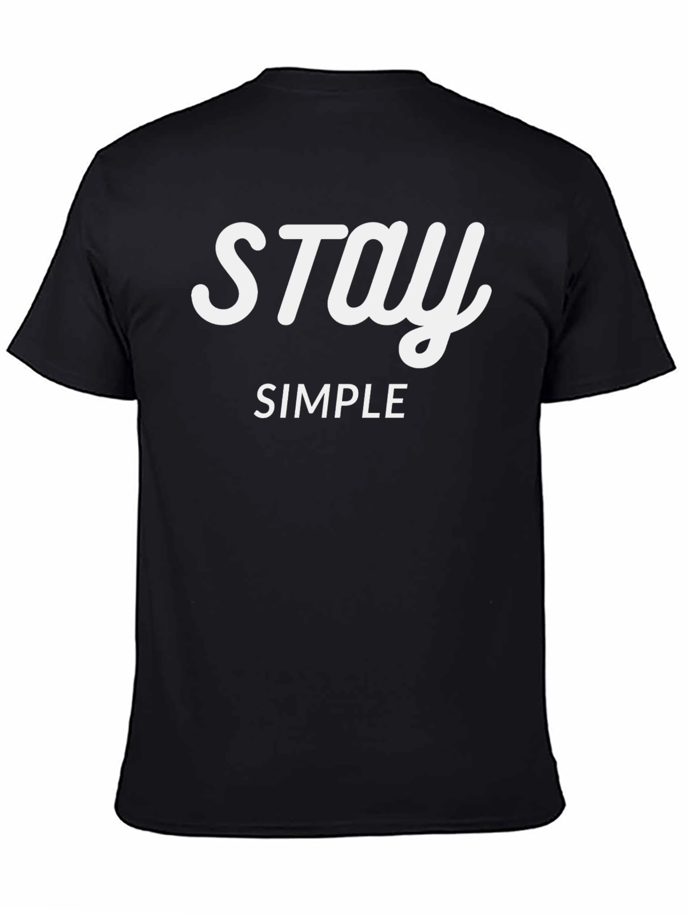 Stay Simple Graphic Tee - Casual Style