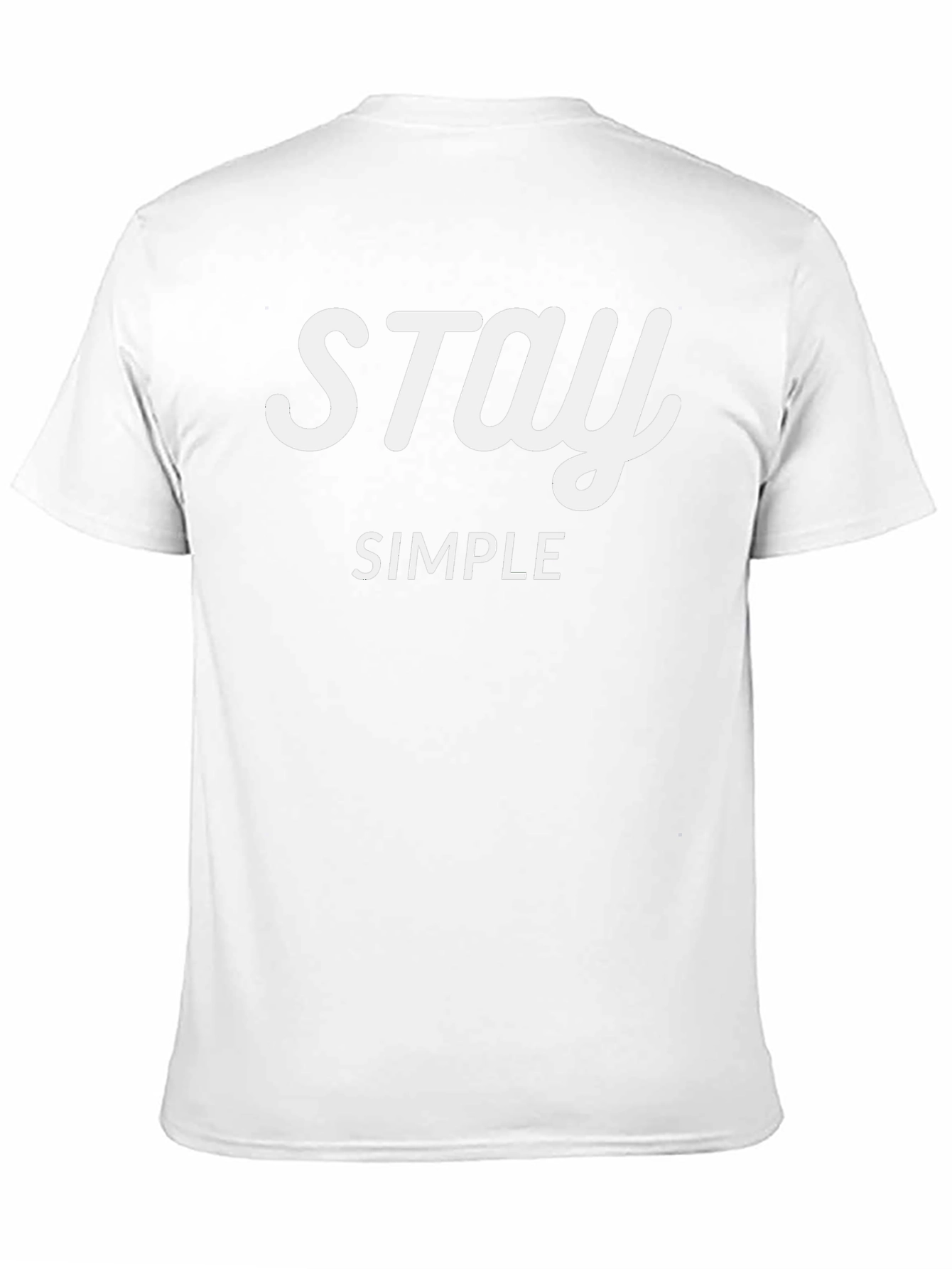 Stay Simple Graphic Tee - Casual Style