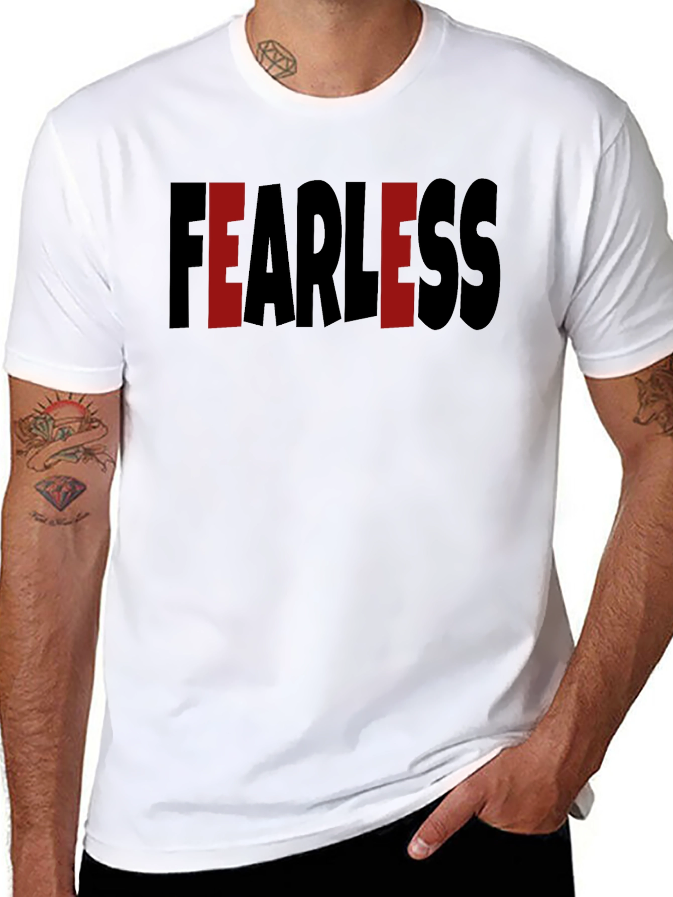 Fearless Graphic Tee - Bold Casual Style
