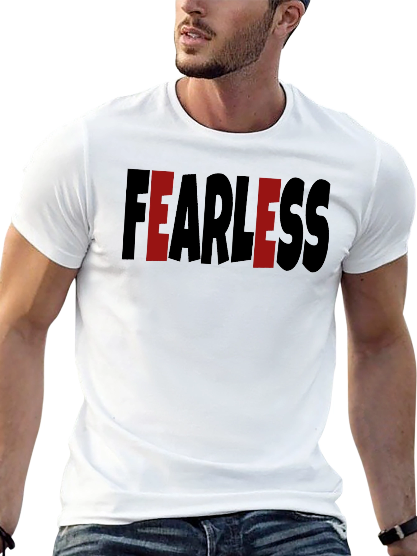 Fearless Graphic Tee - Bold Casual Style