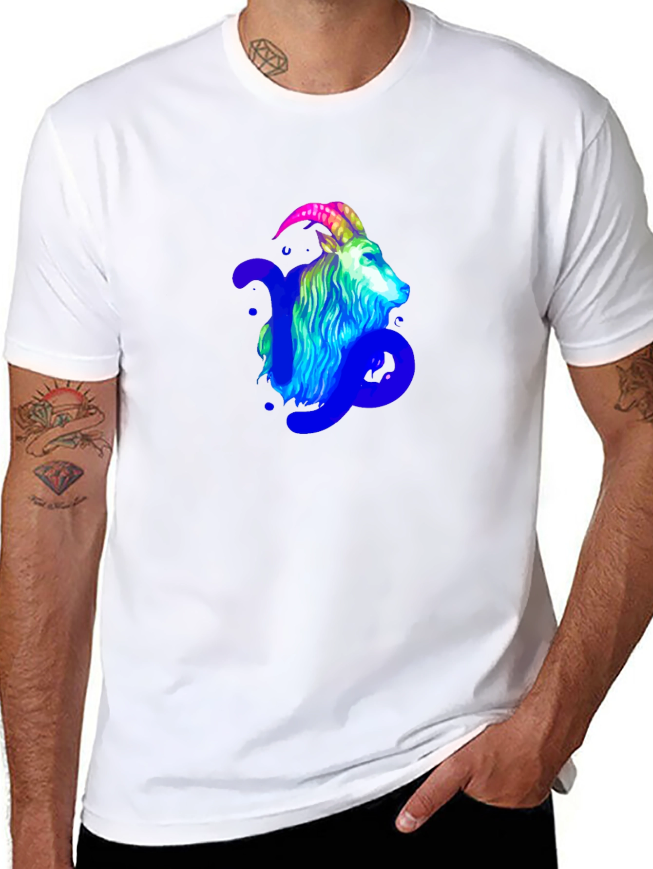 Capricorn Zodiac Graphic T-Shirt