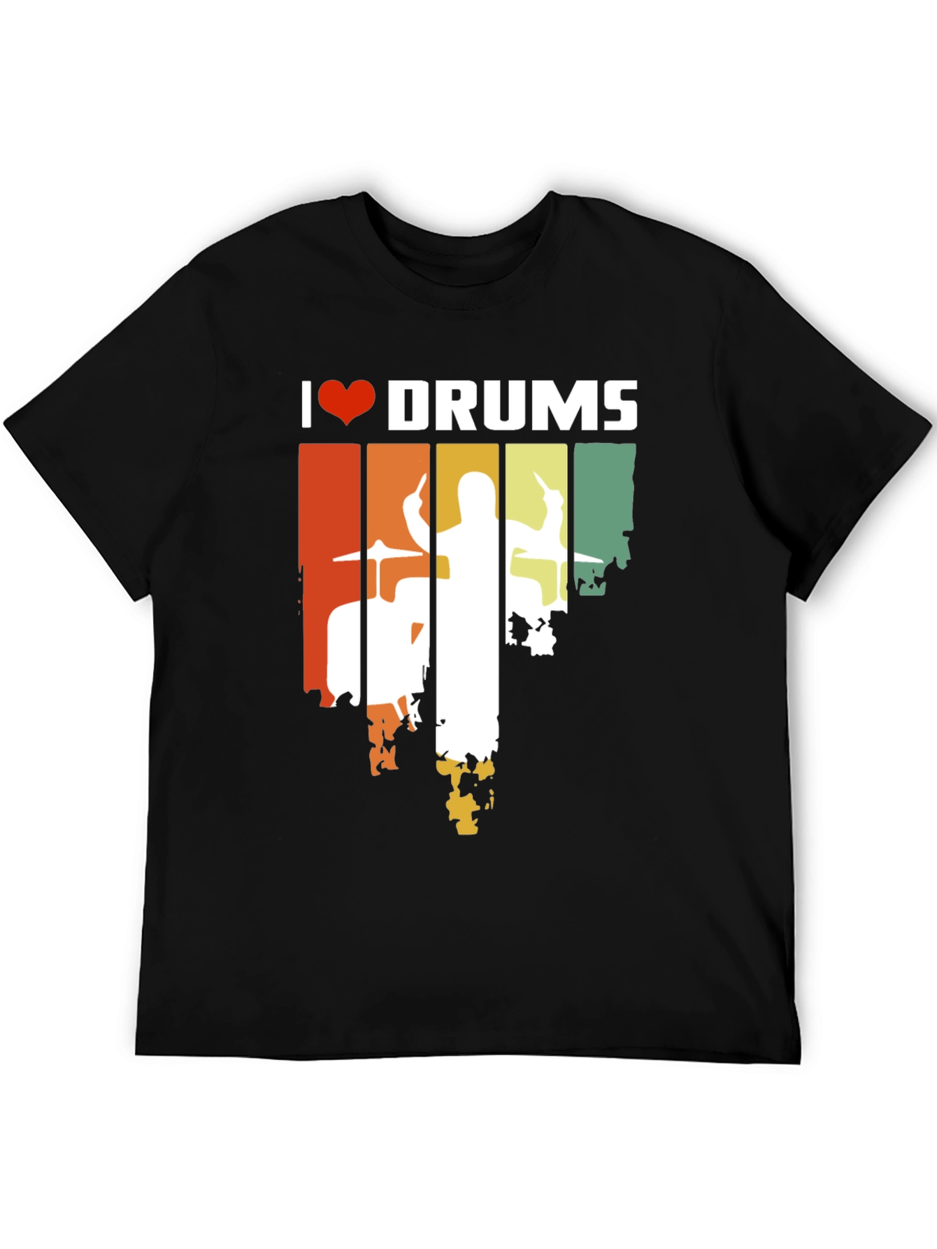 I Love Drums Graphic T-Shirt