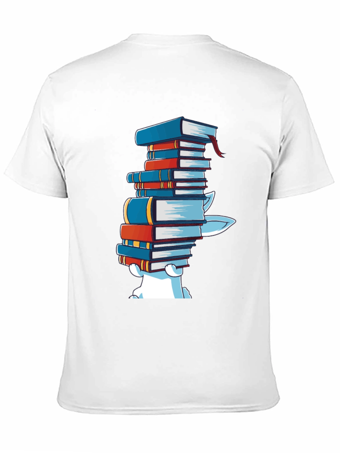 Bookworm Graphic T-Shirt - Casual Cotton Tee