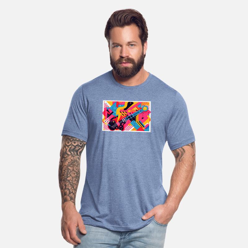 Memphis Design Rockabilly Abstract