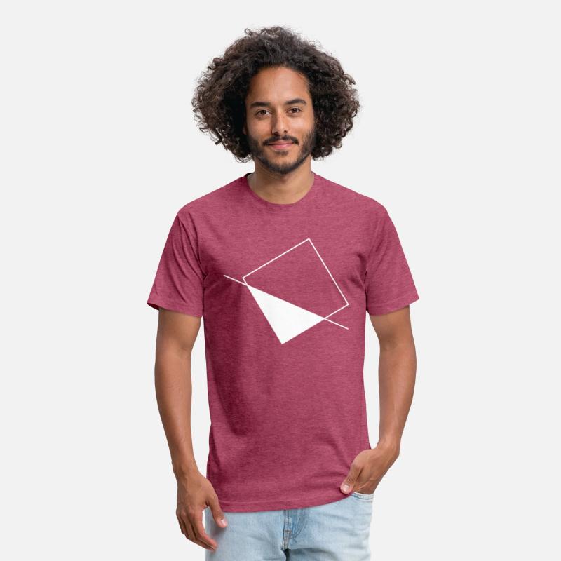 Minimalistic Rectangle Crossed Line