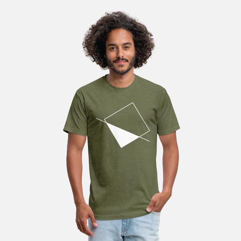 Minimalistic Rectangle Crossed Line