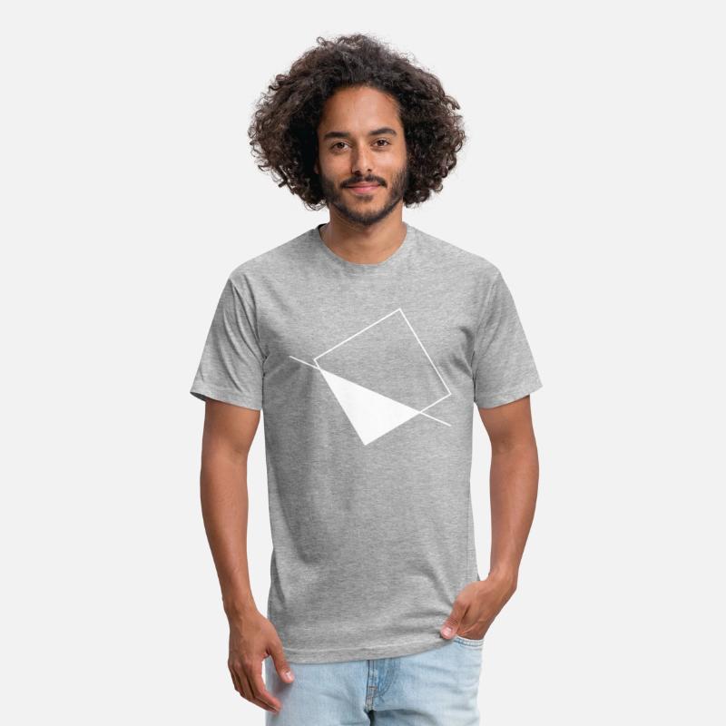 Minimalistic Rectangle Crossed Line