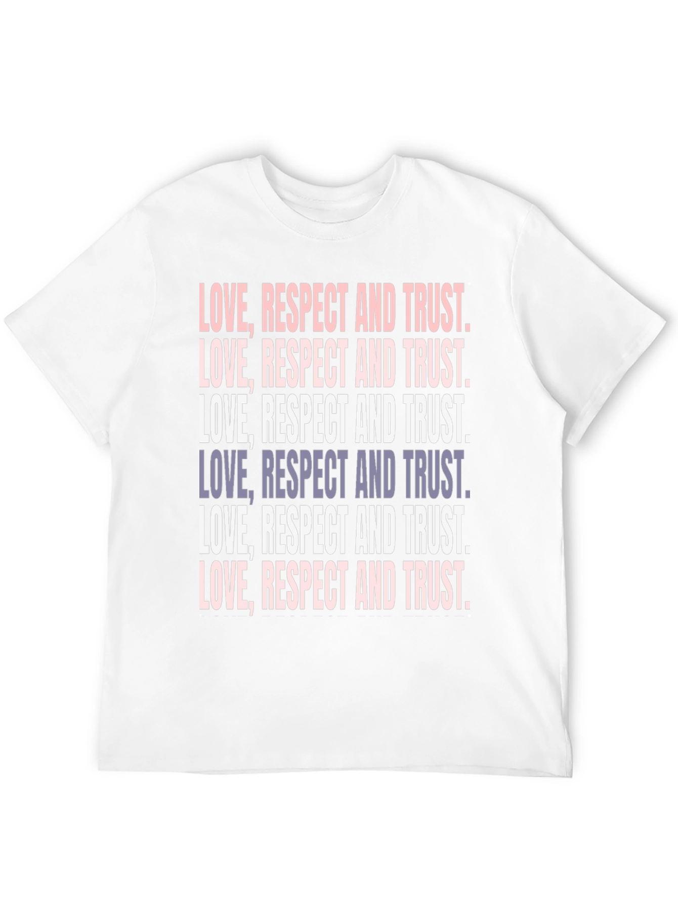Love Respect Trust Graphic Tee - Unisex Black T-Shirt