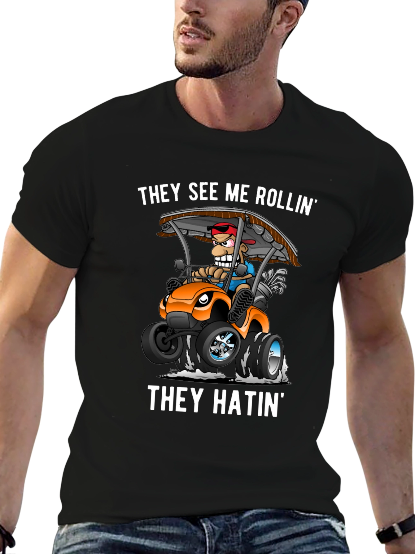 Funny They See Me Rollin Graphic Tee