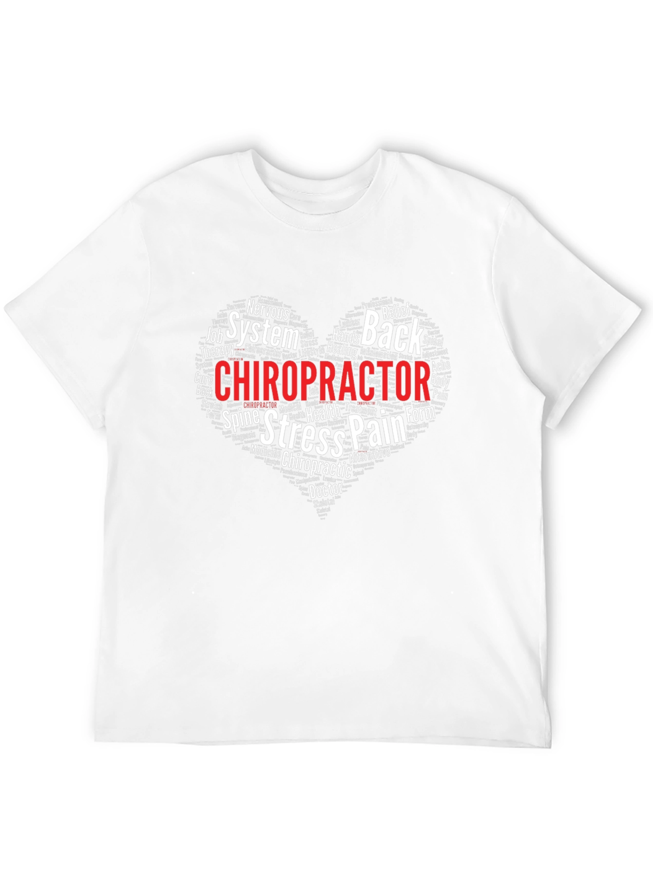 Chiropractor Word Art T-Shirt