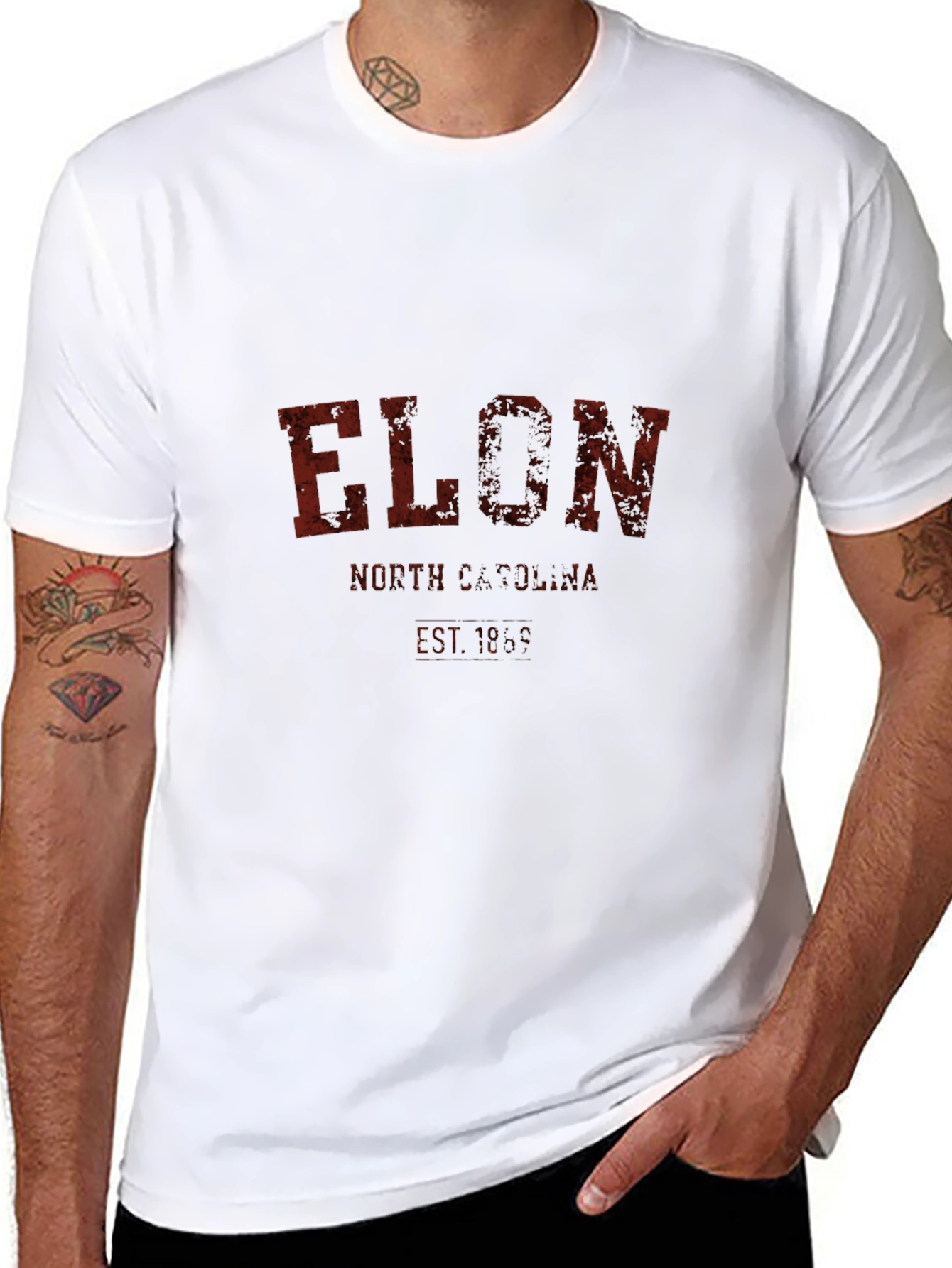 Elon North Carolina Black T-Shirt