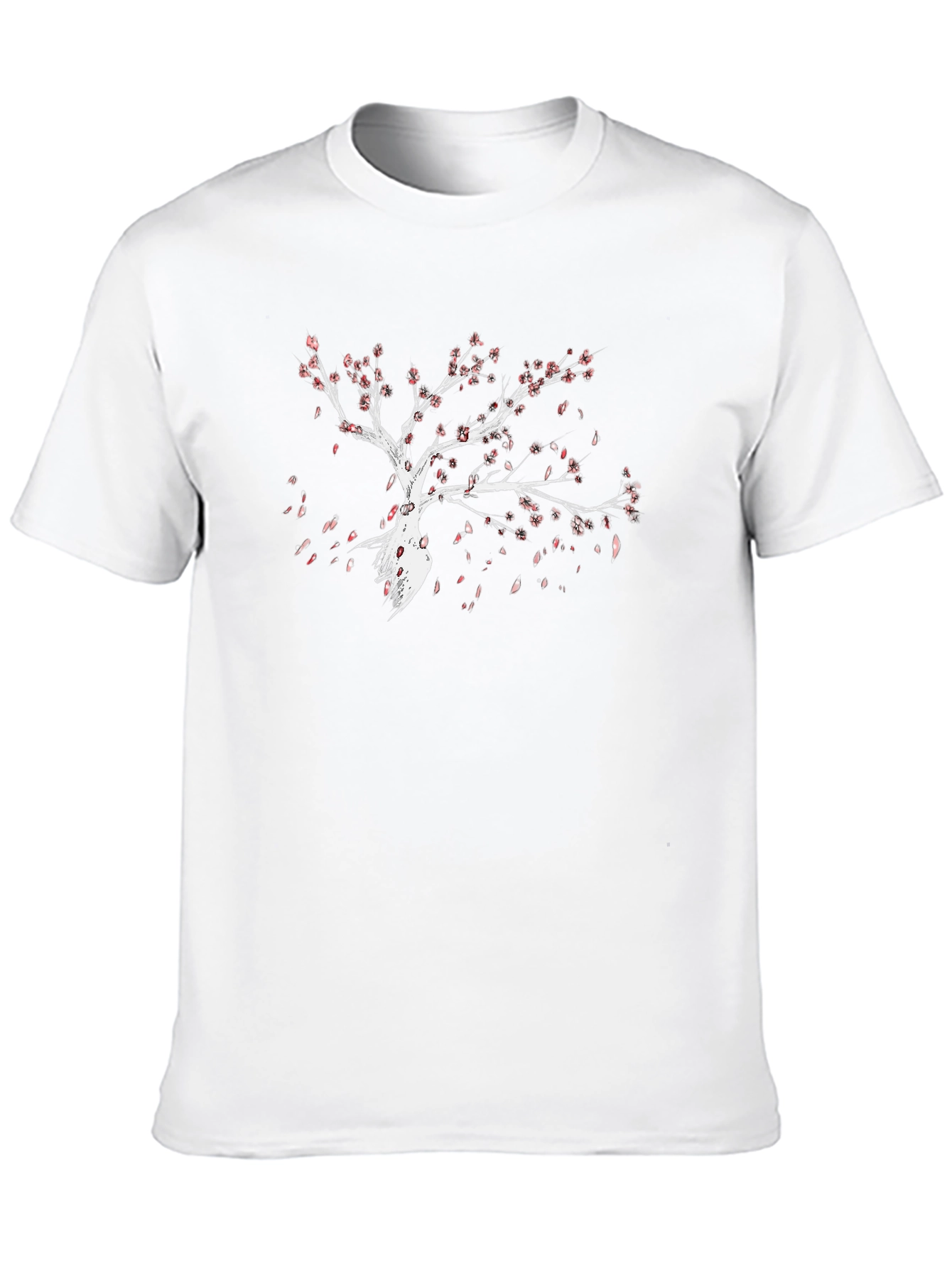 Blossom Tree Graphic Black T-Shirt
