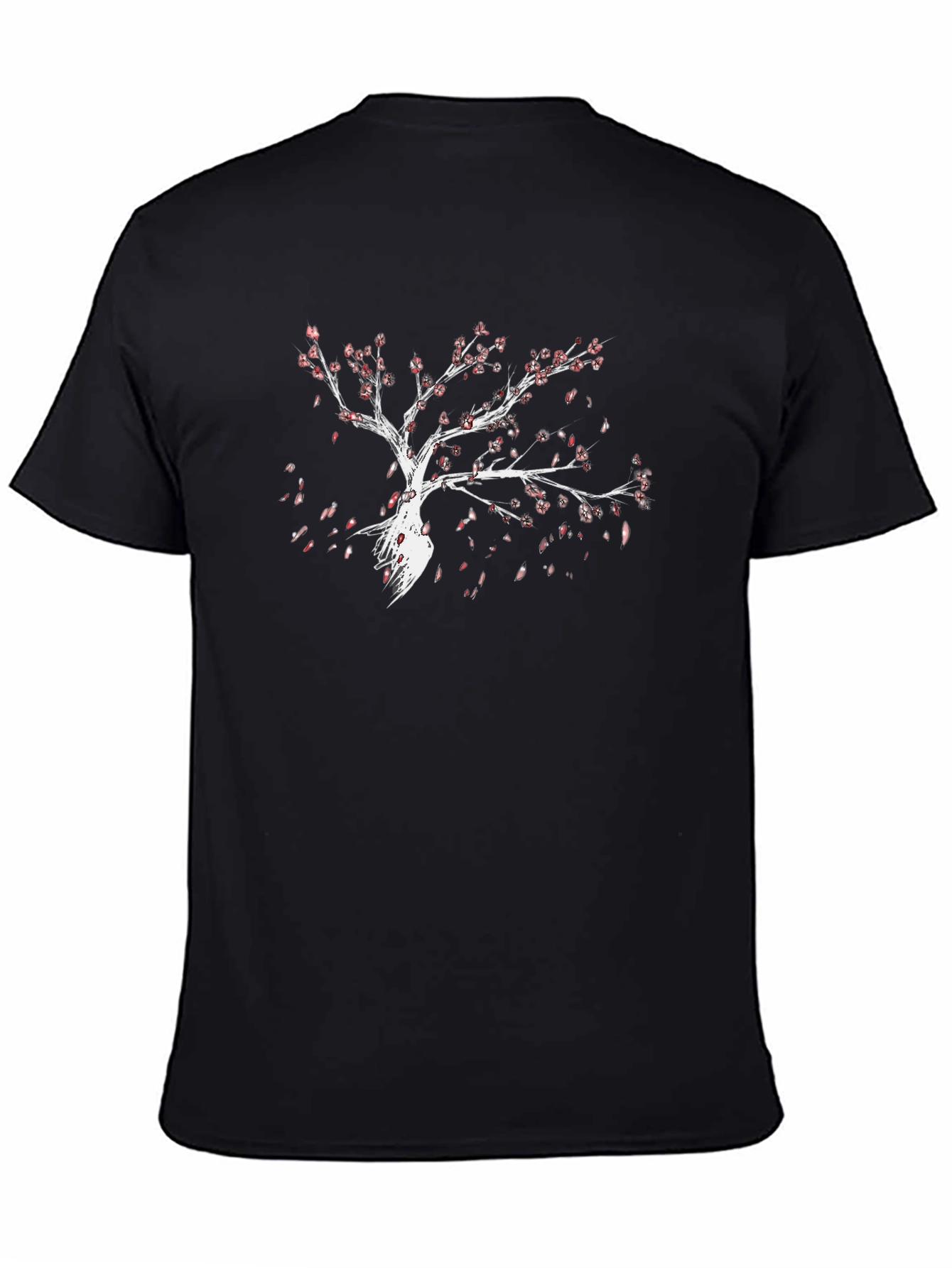 Blossom Tree Graphic Black T-Shirt