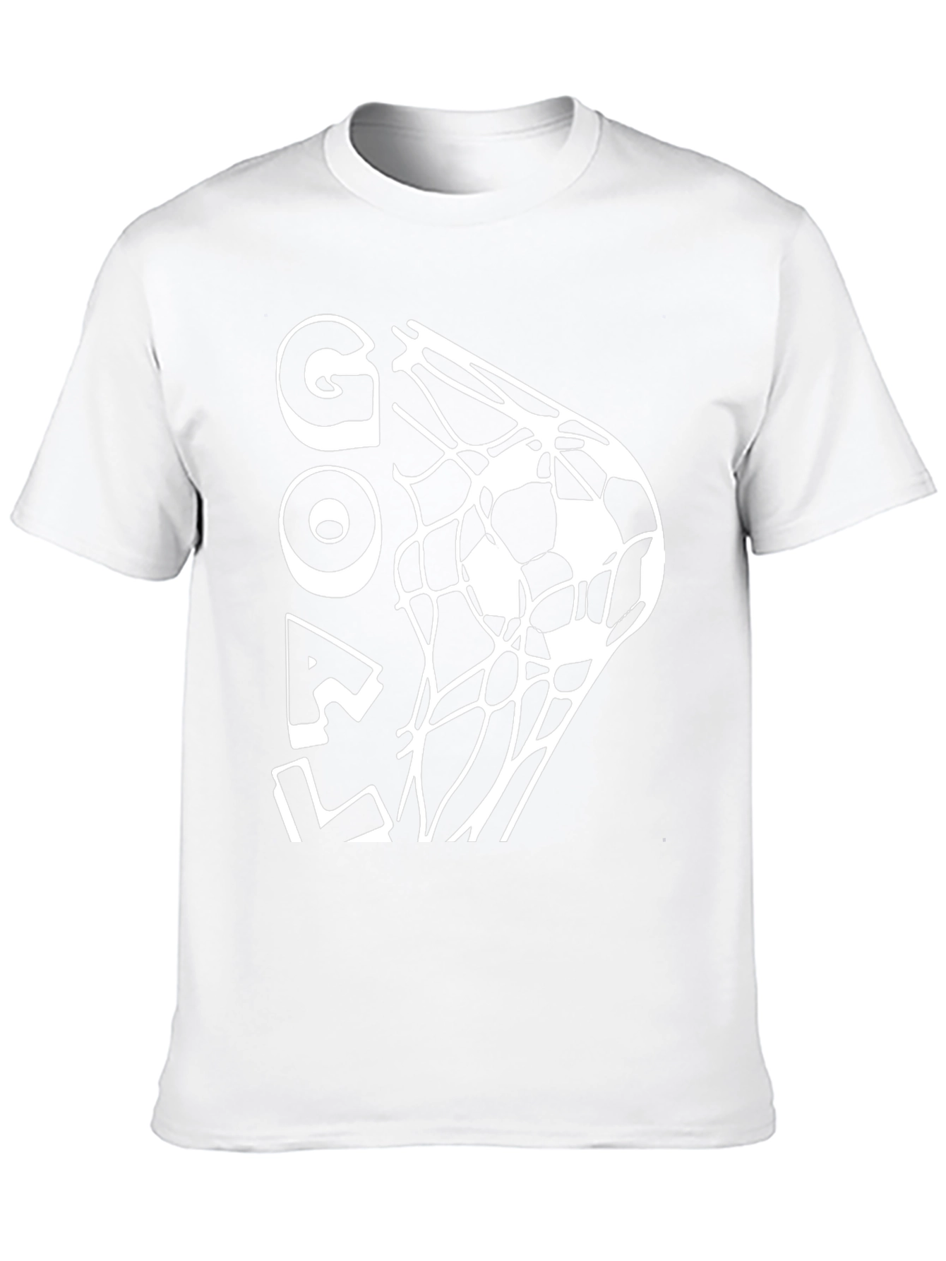 Goal Soccer T-Shirt - Black Graphic Tee