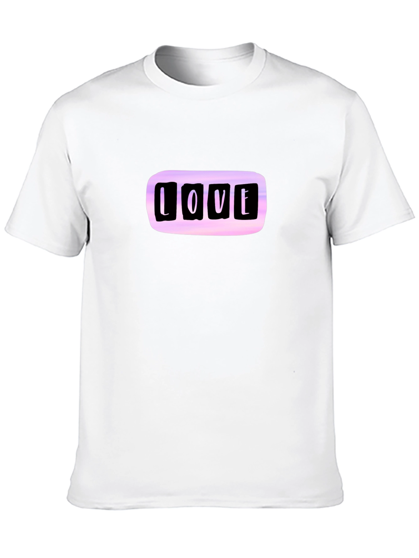 Love T-Shirt - Black Casual Tee