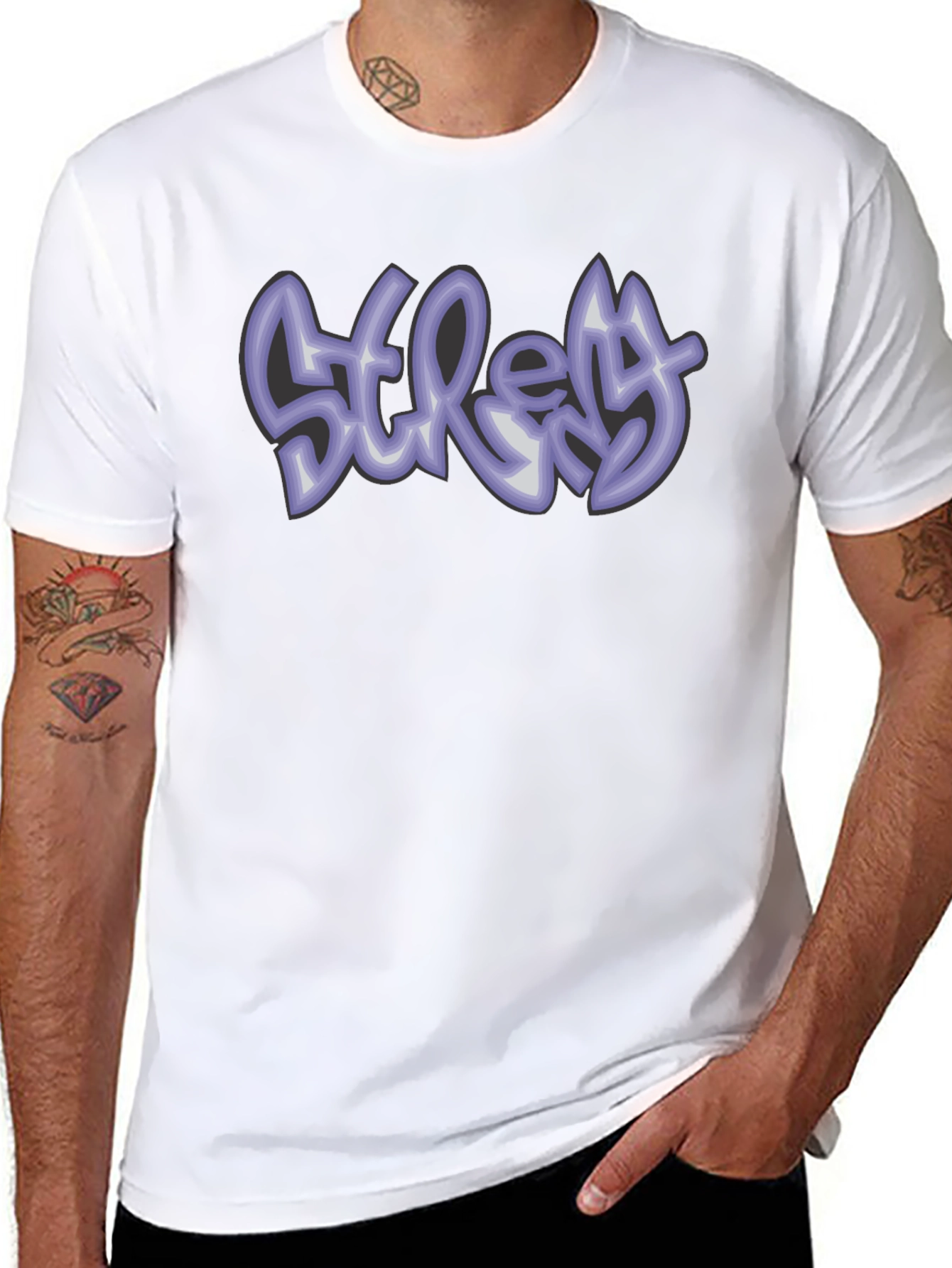 Street Style Graffiti T-Shirt - Urban Casual Wear