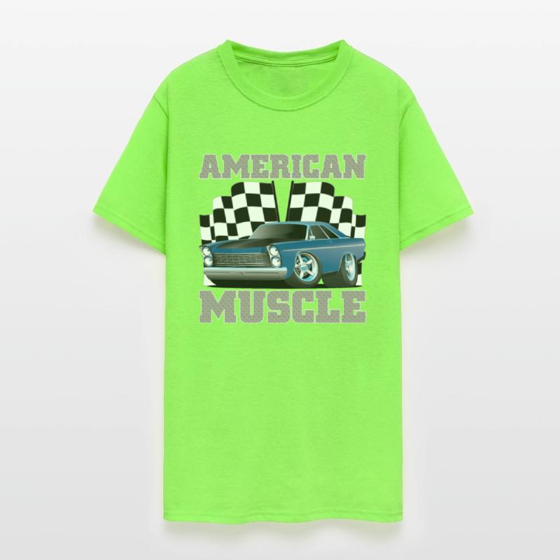 Muscle Cars High Performance Race Car Drag Racing