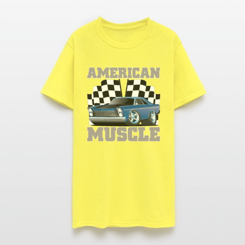 Muscle Cars High Performance Race Car Drag Racing