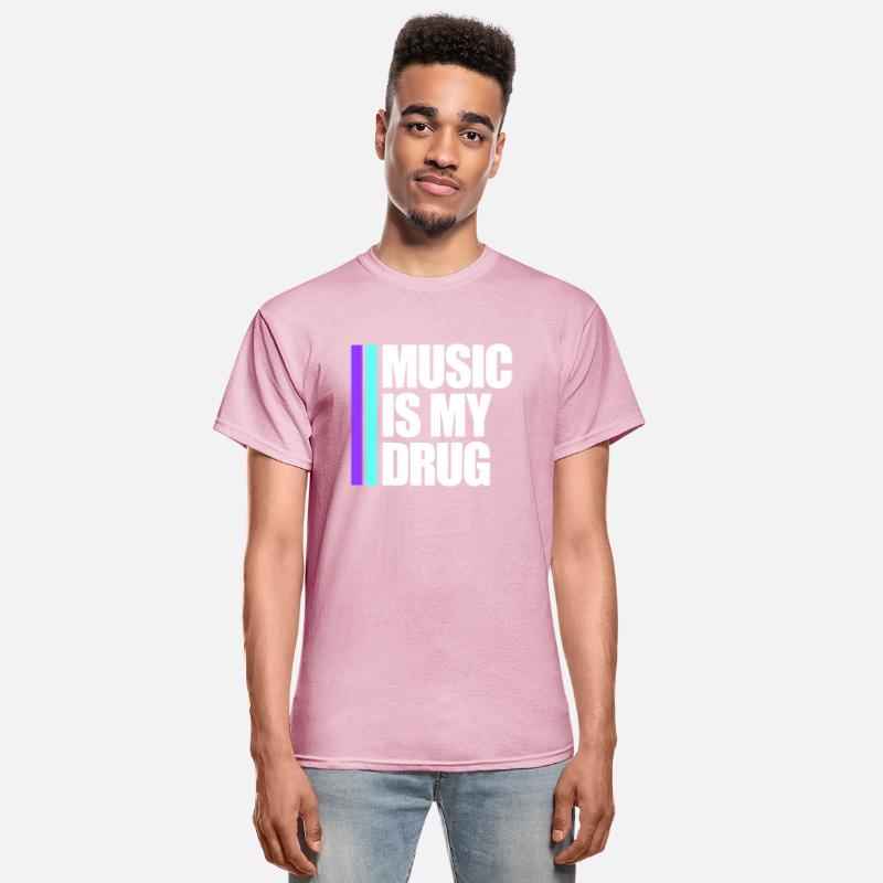 Music is my Drug Text Saying Dance Club Party Love