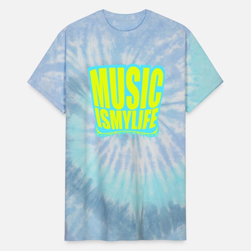 Music is my Life Love Saying Graffiti Spray Drops